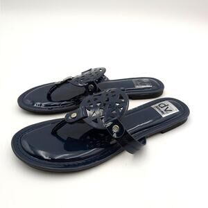 Dolce Vita Gotie Flip Flop Thong Sandals Women's Navy Storm Size US7 EU37